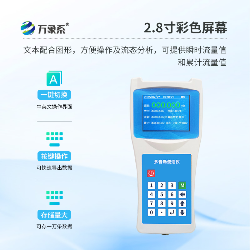 流速流量測量的好幫手，超聲波多普勒流速儀！